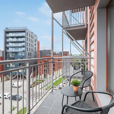 Center Wellness Parking Waterlane Island Appartement Gdańsk